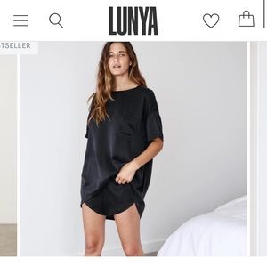 Lunya Washable Silk Tee Set